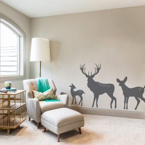 Deer Family Wall Decal