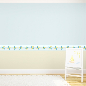 Pinwheel Removable Wallpaper Border