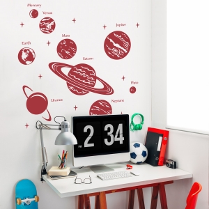 Solar System Wall Decal