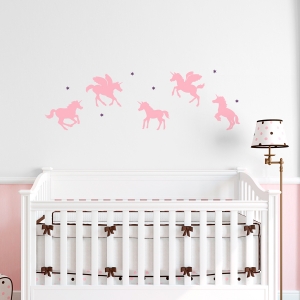 Baby Unicorns Wall Decal