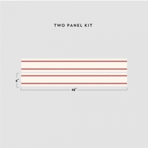 Baseball Stitches Removable Border Kit