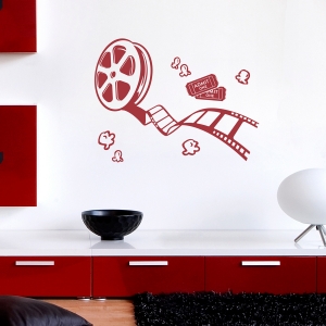 Film Reel Wall Decal