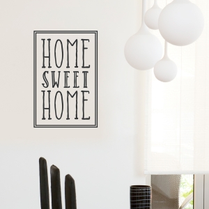 Home Sweet Home Wall Quote Decal