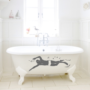 Freestyle Swimmer Wall Decal