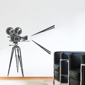 Retro Film Camera Wall Decal