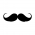 Mustache Wall Art Decal Sticker