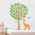Giraffe Tree Printed Wall Decal