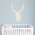 Linen Buck Head Printed Wall Decal