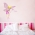 3D Pink Fairy Wall Decal