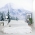 Snow Mountain Forest Wall Mural