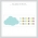 Rain Cloud and Drops Printed Wall Art Decal