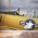 Vintage Yellow Plane Wall Mural