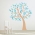 Four Season Tree Printed Wall Decal Winter