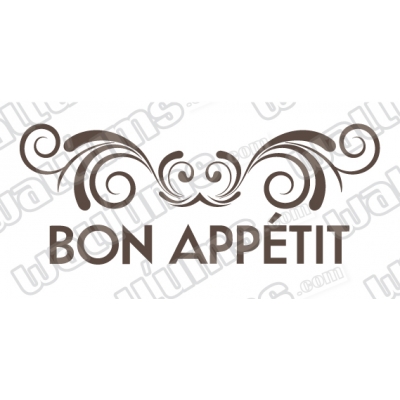 Bon Appétit Vinyl Wall Decal