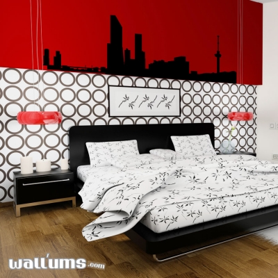 Rotterdam Netherlands Skyline Vinyl Wall Art Decal