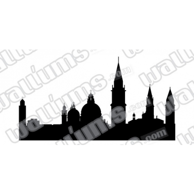 Venice Italy Skyline Vinyl Wall Art Decal