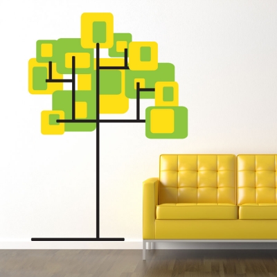 Create Your Own Abstract Tree Wall Decal