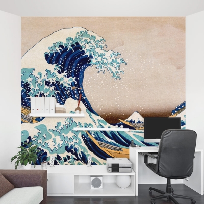 Great Wave Wall Mural