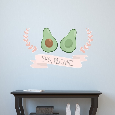 Avocado Printed Wall Decal