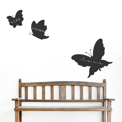 Butterfly Chalkboard Set Wall Decal