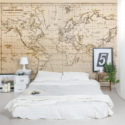 Old World Map Wall Mural
