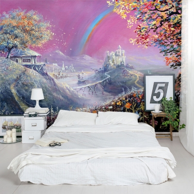 Enchanted Fairy Dream Land Bedroom Wall Mural
