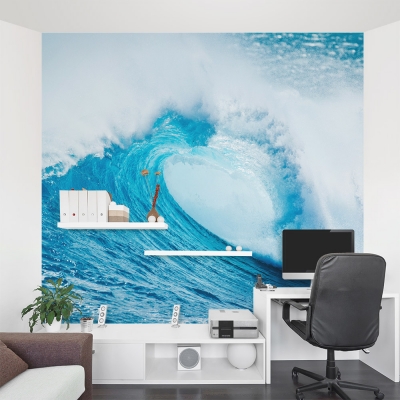 Wave Crash Wall Mural