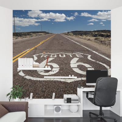 Historic Route 66 Wall Mural