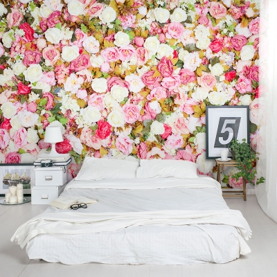 Rose Abundance Wall Mural