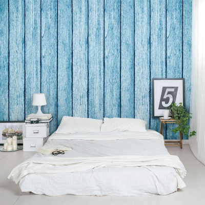 Faux Wood Paneling Wall Mural