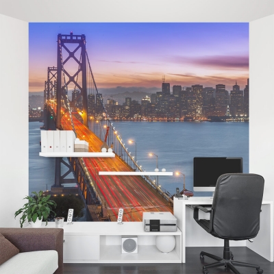 Bay Bridge to San Francisco Wall Mural