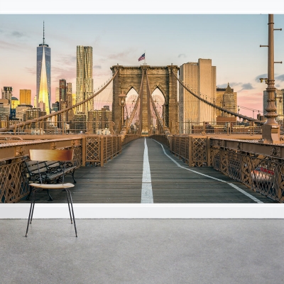 Manhattan Sunrise Wall Mural