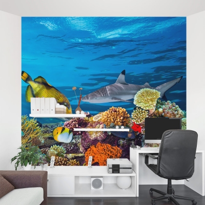 Underwater Sea Life Wall Mural