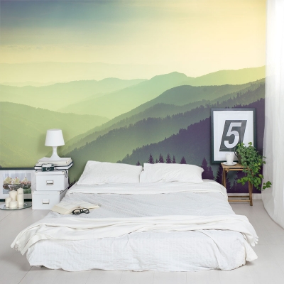 Greenest Mountains Wall Mural