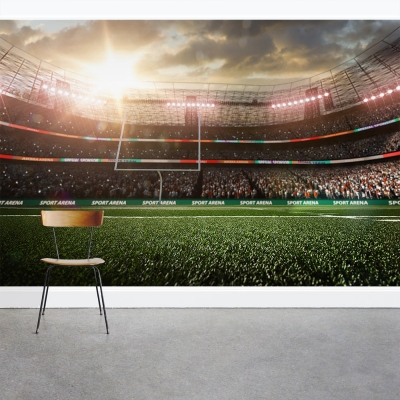 American Football Star Wall Mural