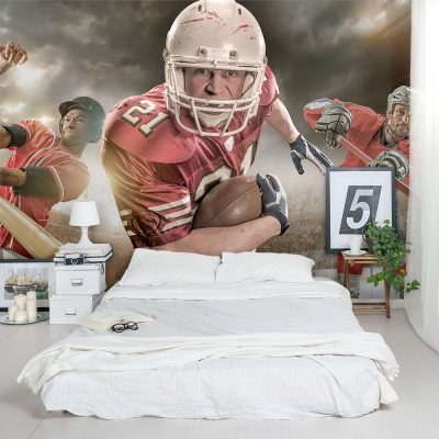 Sports Men Wall Mural