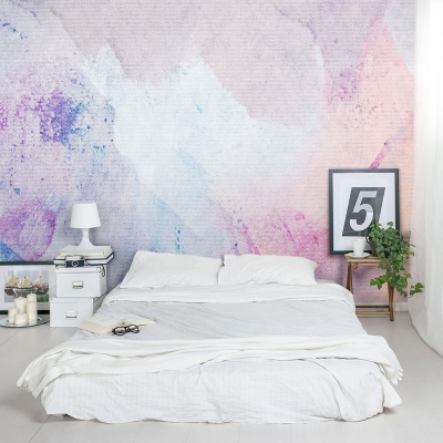 Watercolor on Canvas Wall Mural