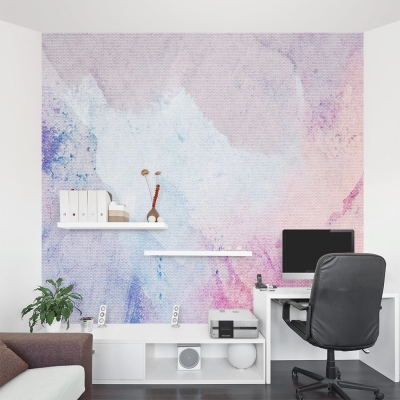 Watercolor on Canvas Wall Mural