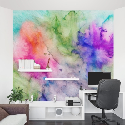 Color Drop Wall Mural