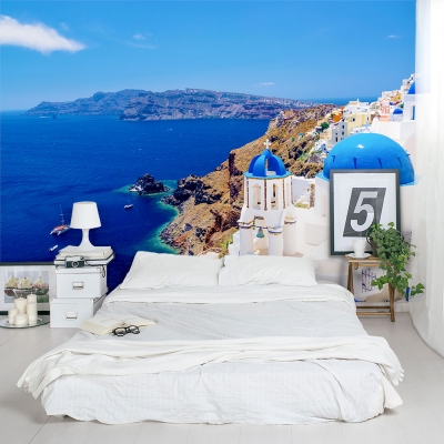 Santorini Escape Wall Mural