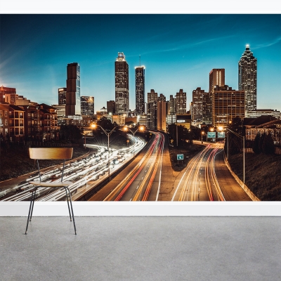 Atlanta Cityscape Wall Mural