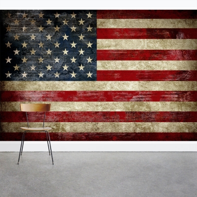 American Flag Wall Mural