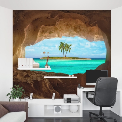 Remote Island Wall Mural