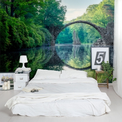 Arch Bridge Wall Mural