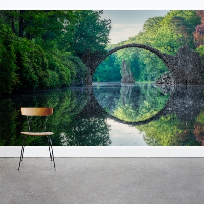 Arch Bridge Wall Mural