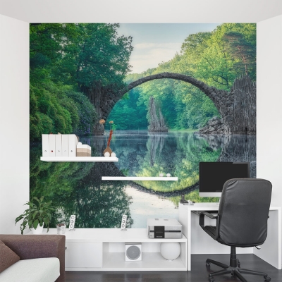 Arch Bridge Wall Mural