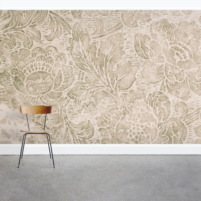 Classic Floral Pattern Wall Mural