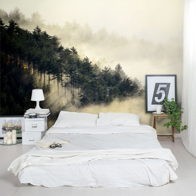 Fog Forest Wall Mural