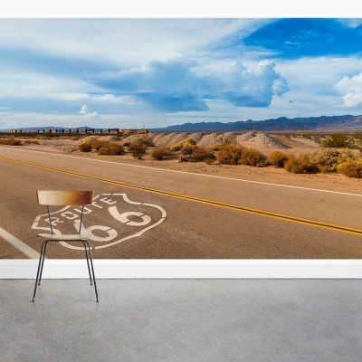 Road trip on Route 66 Wall Mural