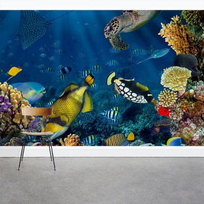 Under the Sea Wall Mural